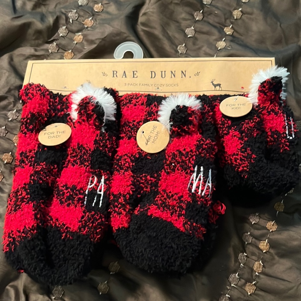 Rae Dunn family socks